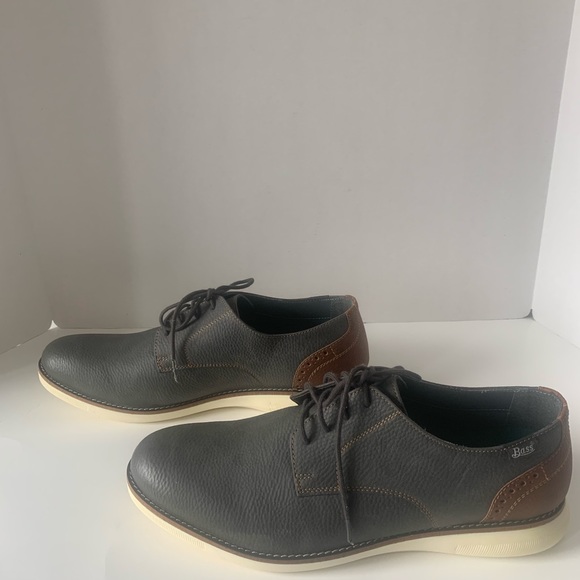 GH BASS & CO MENS SHOES  GRAY SIZE 13 - Picture 2 of 11